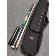 撞球桿 中式黑八球桿 美式九球桿 楓葉手工桿撞球桿 大頭九球桿手工桿 套裝桌球桿中式分體黑八撞球, 藍色如意, 1個