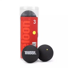 스쿼시 볼 낱개 공 세트 입문용 선수용, 싱글옐로우（3개세트）, 1개