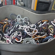 양말목 보루 10kg 대용량 색상 상태 무작위 손질안됨 샌드백충전용, 1개