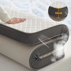 비아크스 라텍스 매트리스 10cm 바닥 침대 접이식 토퍼 수면매트 푹신탄탄 매트릭스