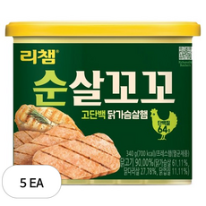 리챔 순살꼬꼬 햄, 340g, 5개