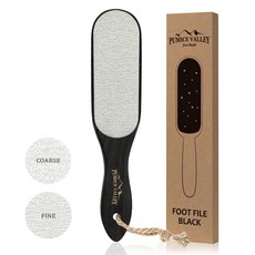 경석 발 스크러버 - 건조한 죽은 피부용 손잡이 페디큐어 발 Pumice Stone Foot Scrubber - Pedicure Foot File with Handle for Dr, 1개(1팩), 1개, 검은색