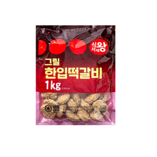 바이오마켓_식자재왕 그릴 한입 떡갈비, 3개, 1kg