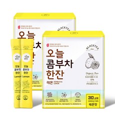 JayeonBatdam 檸檬康普茶沖泡包, 5g, 30條, 2盒