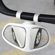 자동차 백미러 부착식 후방 거울 사각지대 광각미러 ye2*41201fe, 블랙(오른쪽), 1개