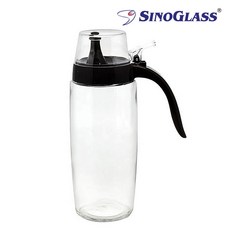 시노글라스 클로에 오일병 500ml (블랙)양념병기름병소스통양념통, 1개