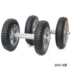 복근운동 AB슬라이더 스테인리스 롤아웃, 1, 사륜 200mm