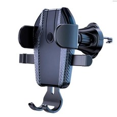 차량용 휴대폰 거치대 에어벤트 폰 홀더 자동 클램프 마운트 360도 회전 원핸드 조작 스마트폰 운전 중 사용 가능 안정적인 지지력, [01] B