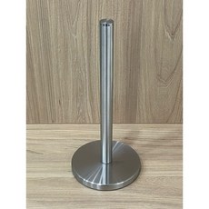 S HAO 不鏽鋼紙巾架，簡約風立式廚房收納架, 1個, 厚底, 不鏽鋼原色