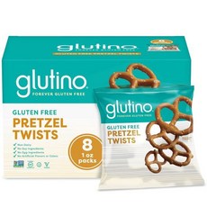 glutino 글루티노 글루텐 프리 프레첼 트위스트 스낵 1온스 8카운트, 1개