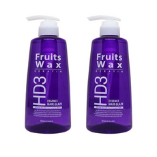 과일나라 후르츠왁스 케라틴 헤어글레이즈 묶음, 1개, 500ml
