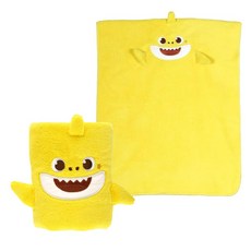 잇사이 [일본] 핑크퐁 아기상어 헤어드라이 타월, 1개