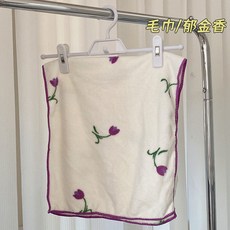 可穿浴巾 浴袍 大碼浴巾 浴衣 溫泉游泳浴衣 日式和服 舒適好穿 酒店浴袍 寬鬆浴袍洗澡浴巾可愛女魔術貼浴裙柔軟吸水可穿, 1個, 鬱金香【毛巾】