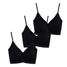 이즈라인 마카롱 심리스 편한 브라탑 3p