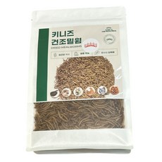 키니즈 국내산 지리산 건조밀웜 고슴도치 햄스터 새 토끼 강아지 고양이 간식 사료토핑, 4개, 150g