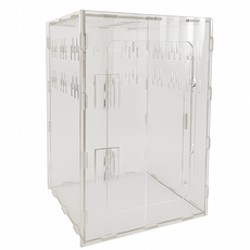 크레스티드 게코 사육장 도마뱀 파충류 은신처, 1개