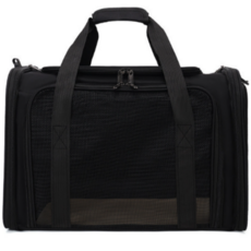 가려거든 강아지 고양이 간편외출 이동가방, 1개, 블랙