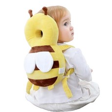 유아용 오가닉 머리보호대 헬멧 머리쿵 쿠션, 1개, 옐로우