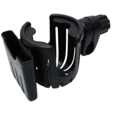 일리오시ILLIOSI 2P 유모차 컵홀더 핸드폰홀더 2IN1 블랙, 2개