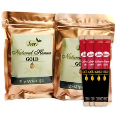 [JEEN] 진 헤나 천연 100% 헤나 염색약 새치커버, 네추럴 브라운, 2개