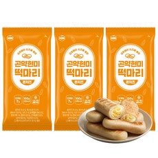 [다신샵] 저당 곤약현미 콘치즈 떡마리 / 키토 저당떡, 5개, 100g