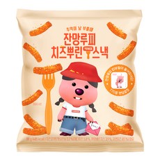 잔망루피 치즈뿌린 떡볶이스낵, 5개, 80g