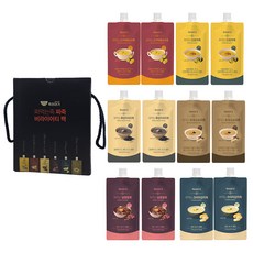 죽이야기 짜먹는 죽 3종 x 2p x 140g + 3종 x 2p x 170g 버라이어티팩 세트, 1세트, 1.86kg