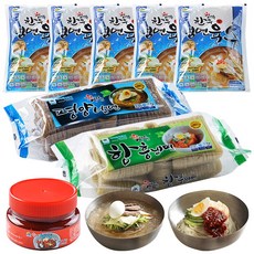 살얼음 동동 평양VS함흥 반반세트 평양물냉면+함흥비빔냉면 10인분, 2개, 1kg