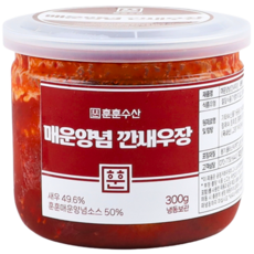훈훈수산 손질 깐새우장, 1개, 매운 양념 깐새우장 300g