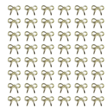 예니네일 발레코어 매듭 리본파츠 (50개입), 1개, 골드