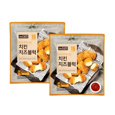 [프레시지] theEASY 닭가슴살 모짜렐라 치킨치즈블럭 치킨까스 330g, 2개