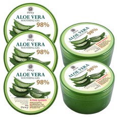 듀이 Dewy 리얼촉촉 알로에베라 수딩젤 300g (5개) 알로에수딩젤 알로에겔 알로에젤, 5개