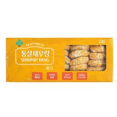 [인생건어물] 냉동 통살 새우링 690g 대용량, 10개