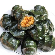 밀레의공방 진도 해풍 쑥송편 흑임자송편 녹두송편 깨송편 1kg, 1박스, 깨