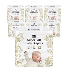 Bini Bebe 頂級嬰兒黏貼型尿布, 小型(S), 144張