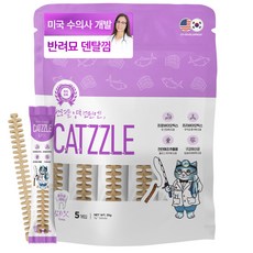 닥터페트라 반려묘 양치고민엔 캣즐 고양이껌 고양이간식, 참치맛, 7g, 5개