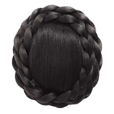 하이유니 엘레강스 프린세스 똥머리 만두머리 당고머리 가채 올림 머리 헤어 피스 부분 가발, #1, 1개