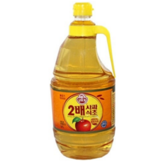 오뚜기 2배 사과식초1.8L X 6개 감칠맛 대용량 업소용, 1.8L