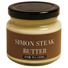 사이먼스테이크 트러플 허니 스프레드 버터 잼, 3개, 130g