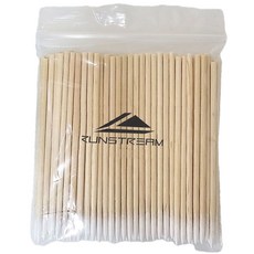런스트림 얇은 마이크로 압출 면봉 7cm, 4세트, 100개입