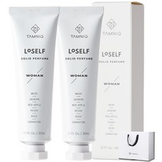 TAMNIQ LOSELF固體香水組 女款+提袋, 30ml, 2條