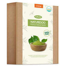 네이처수 천연 헤나염색약 100% 새치커버 8가지컬러, 네추럴오렌지 (천연), 1개