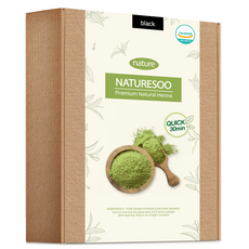 네이처수 천연 헤나염색약 100% 새치커버 8가지컬러, 블랙 (케미컬), 1개