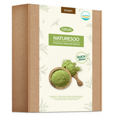 네이처수 천연 헤나염색약 100% 새치커버 8가지컬러, 브라운 (케미컬), 1개