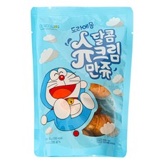 도라에몽 슈크림만쥬 130g 빵 간식, 3개