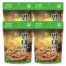 누터스가든 강아지 명태깡 간식 루테인 초록입홍합, 명태맛, 100g, 4개