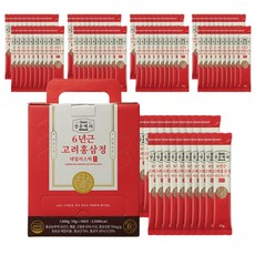 청춘백서 프리미엄 6년근 고려홍삼정 데일리스틱 골드 (2박스), 100개입, 1kg, 2개