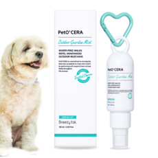 브리지테일 반려동물 페토세라 안심 산책 탈취 미스트, 민트, 60ml, 1개