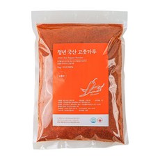 25년 햇 청년고춧가루 국산 보통맛 굵은가루, 1개, 1kg