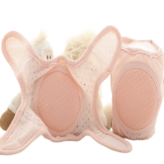 아기찍찍이무릎보호대 미끄럼방지 걸음마연습 걷기 유아 돌아기, 1개, 핑크